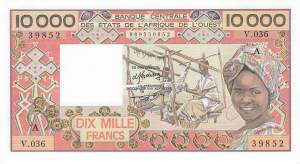 10000 Francs